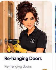 Vanguard illustrated re-hanging doors service